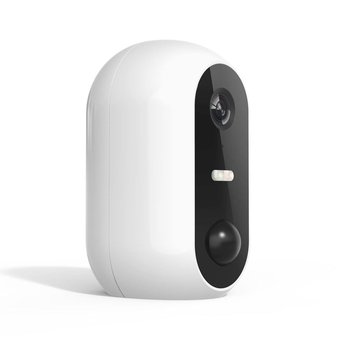 Kamerë e jashtme Extralink Smart Life SolarEye, Full HD, Wi-Fi, 5200mAh, e bardhë