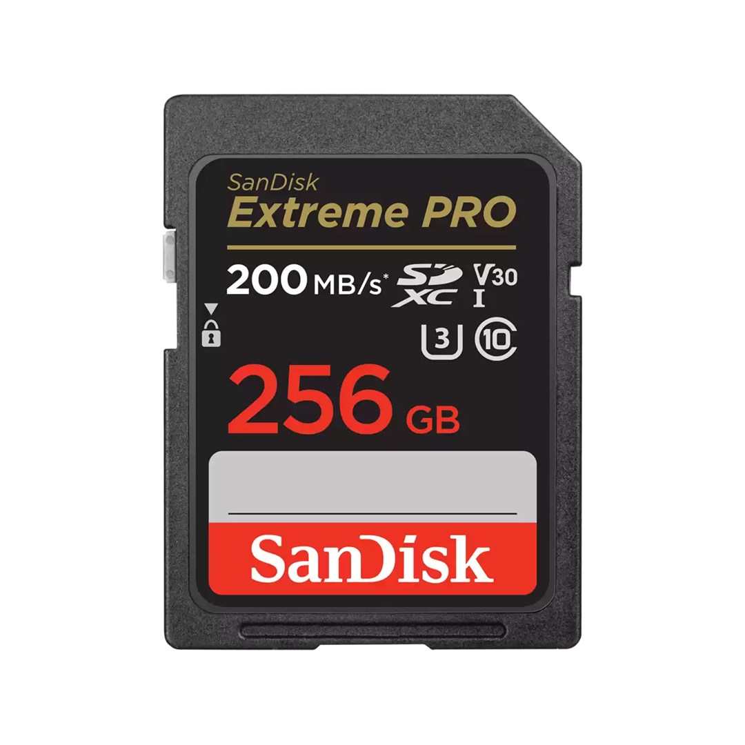 Мемориска картичка SanDisk Extreme PRO, SDXC, 256 GB, класа 10