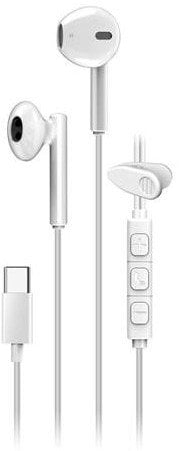 Слушалки Genius HS-M366, USB C, со микрофон, бели