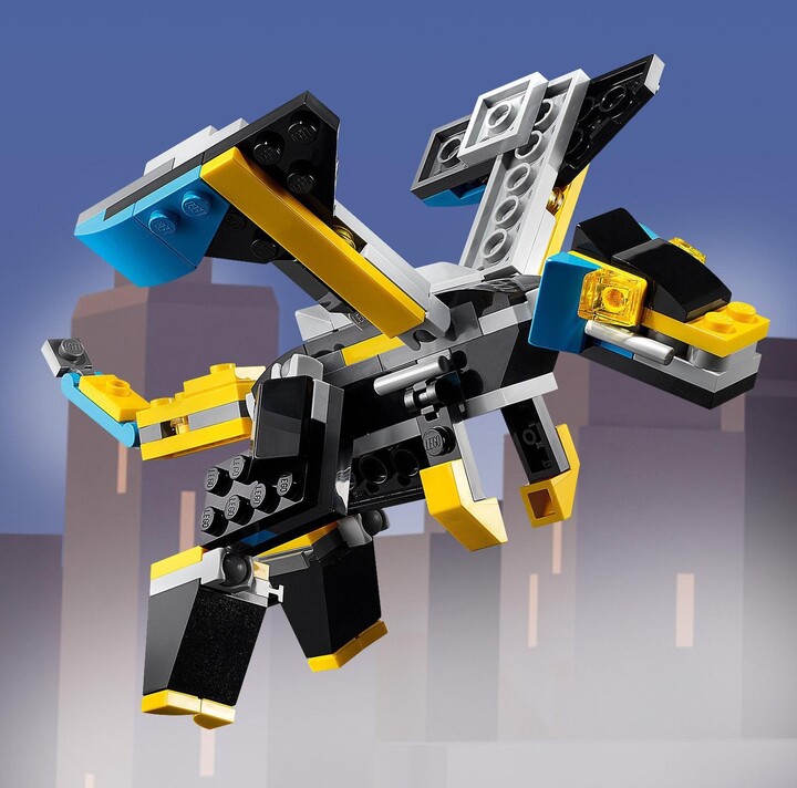 Set LEGO® Creator 3in1 31124 Super robot, 159 pjesë