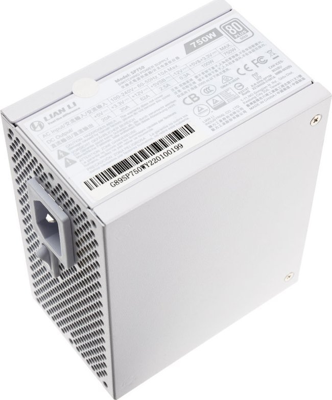 Furnizues energjie Lian Li SP750 SFX, 750W, 80 Plus Gold, i bardhë