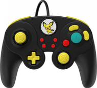 Kontroller PDP Fight Pro Super Smash Bros Pichu, me kabllo, i zi / i verdhë