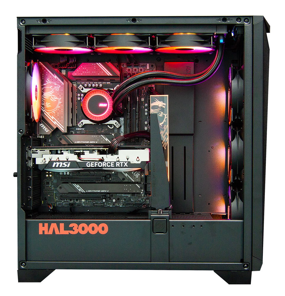 Kompjuter HAL3000 Master Gamer Pro Super, Intel i5-14600KF, 32GB RAM DDR5, 2TB SSD, RTX 4070 Ti Super, i zi