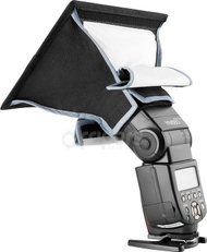 Softbox Aurora Microbox 15 x 20 cm, për blic me kapëse, i bardhë