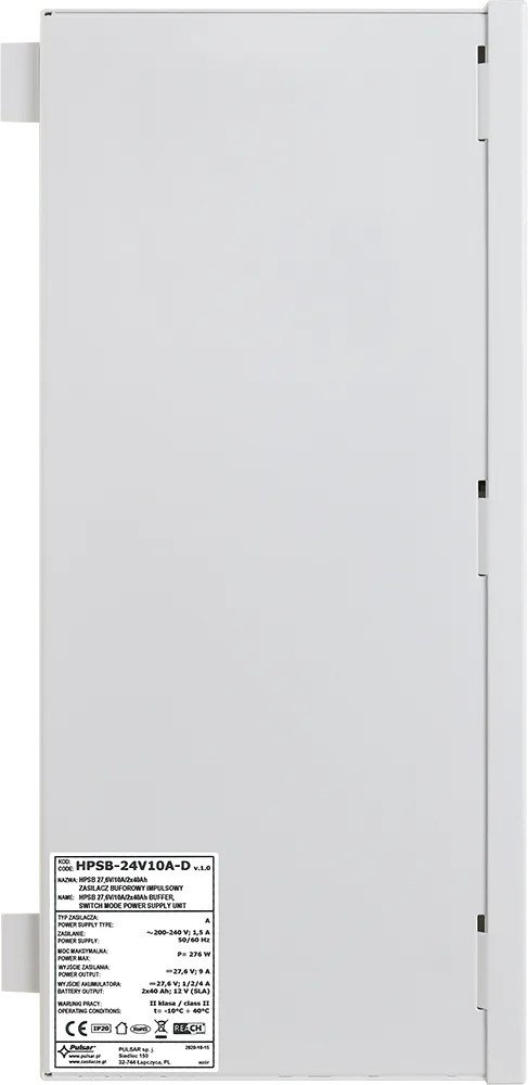 Furnizues energjie Pulsar HPSB 24V10A D, 27.6V DC, 2x40Ah, gri