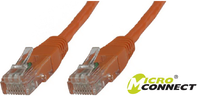Kabllo MicroConnect CAT 6 U / UTP, 3m PVC, ngjyrë portokalli (B-UTP603O)