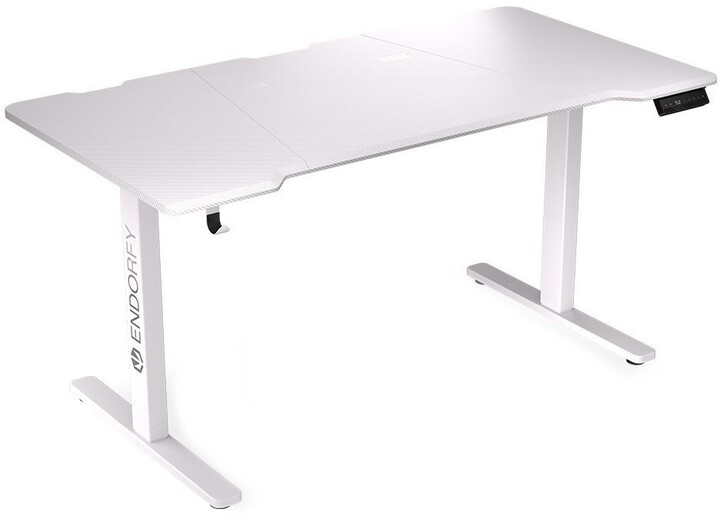Tavolinë Endorfy Atlas L Electric, e bardhë