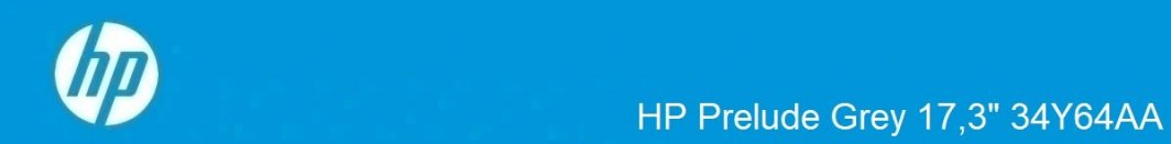 Çantë për laptop HP Prelude, 17", e hirtë