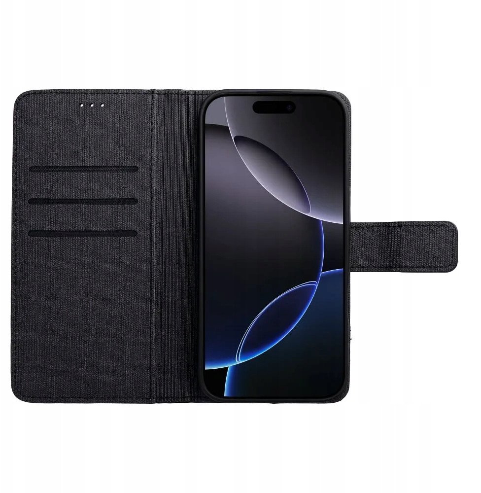 Капак за телефон Siemens Book Case OEM GOMMA Book за Xiaomi Redmi Note 14 Pro 4G, тип книга, со џебови за картички, сина