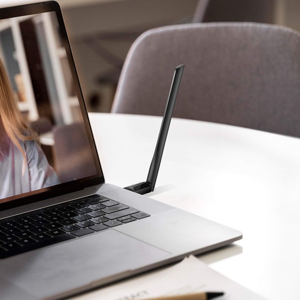 Мрежен адаптер TP-Link AX1800, Wi-Fi 6, USB, црн