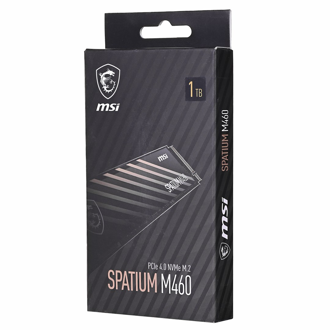 SSD диск MSI Spatium M460, M.2, 1TB, PCIe 4.0