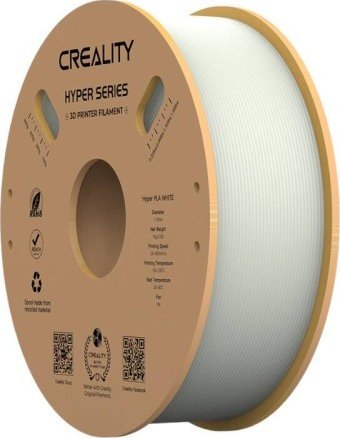 Filament 3D Creality Hyper PLA, 1kg, 600mm/s, i bardhë