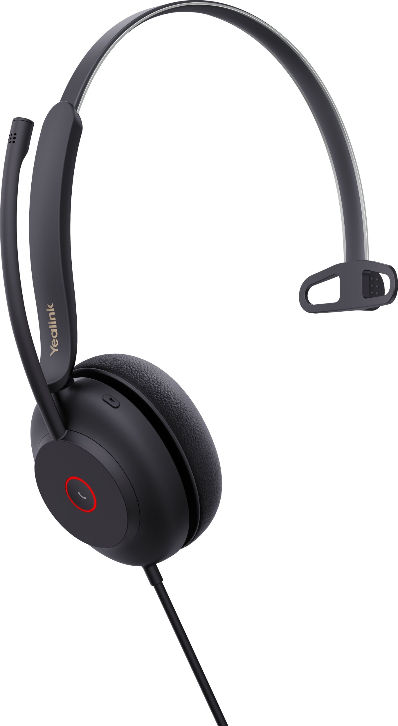 Kufje me kabllo Yealink UH37 Mono UC, USB C dhe USB A, të zeza