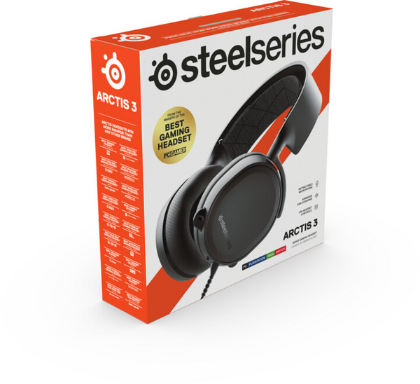 [OUTLET] Kufje gaming SteelSeries Arctis 3, të zeza, II