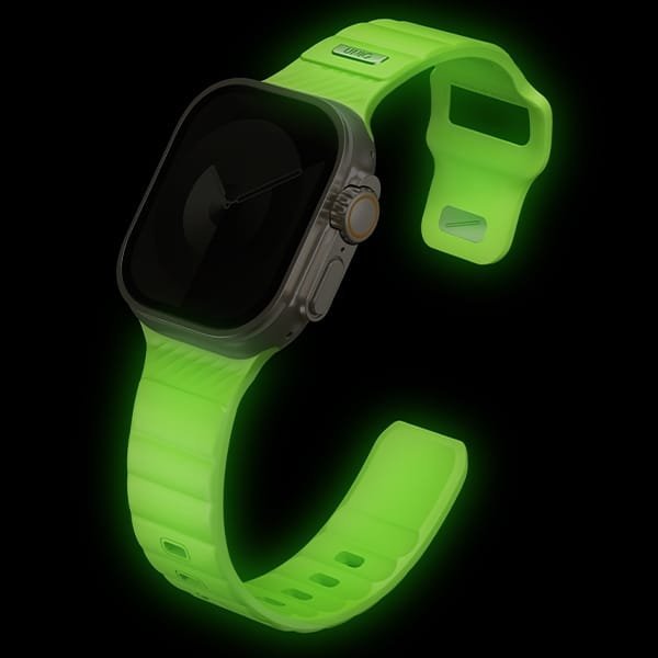 Rrip Uniq Strap Stride SE për Apple Watch, 42/41/40mm, gome FKM, që ndriçon në errësirë