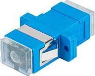 Adapter fibër optike Lanberg SM SC UPC, simplex, blu