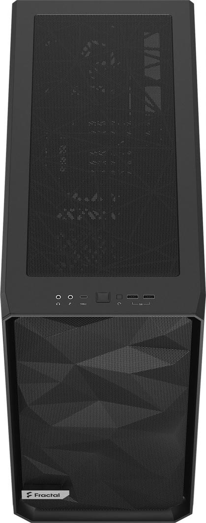 Kasë Fractal Design Meshify 2 TG Light Tint, e zezë, Midi Tower