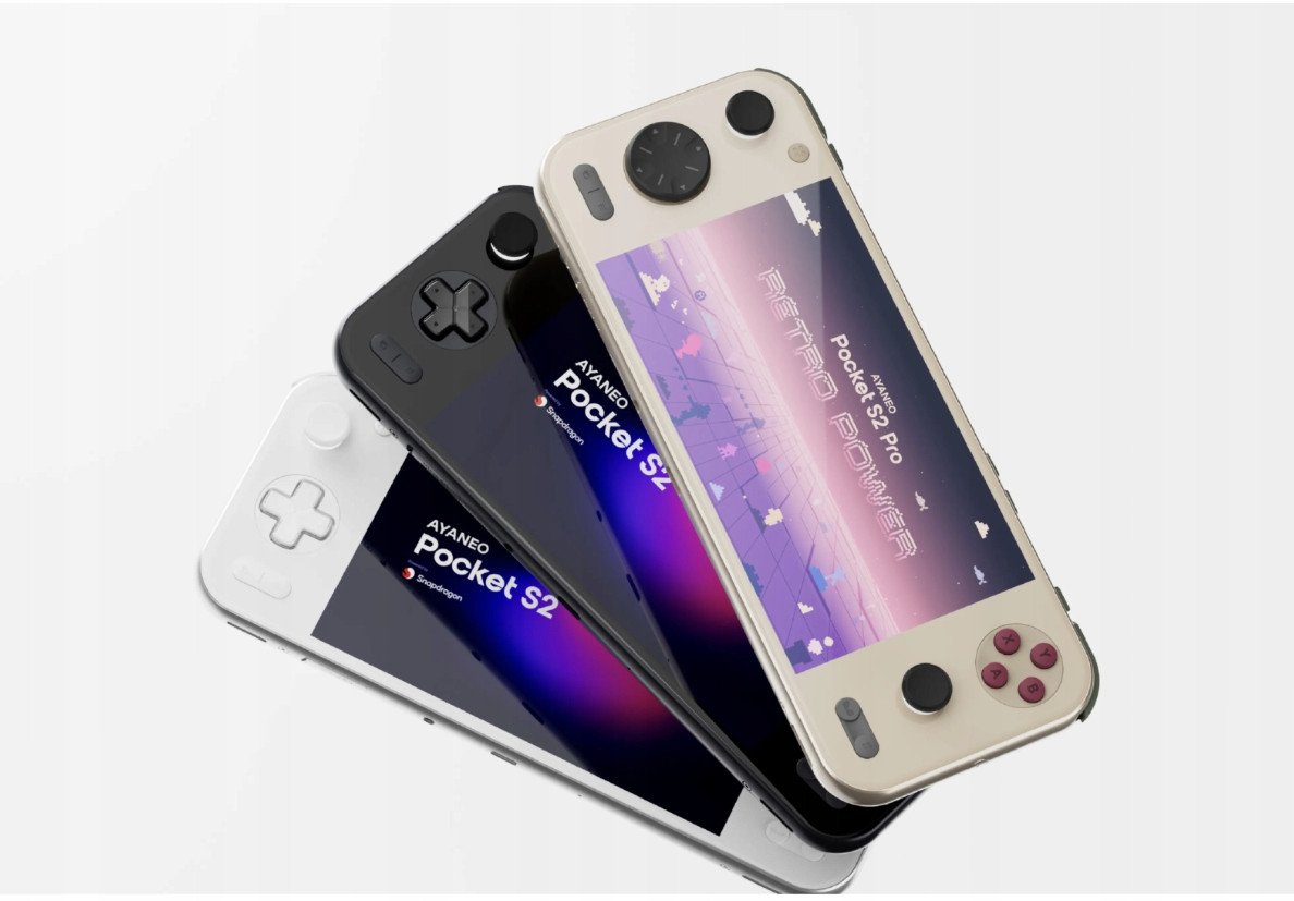 Konzolë portative Ayaneo S2 Pro, Snapdragon G3 Gen 3, 16GB RAM 512GB, 6.3", e bardhë