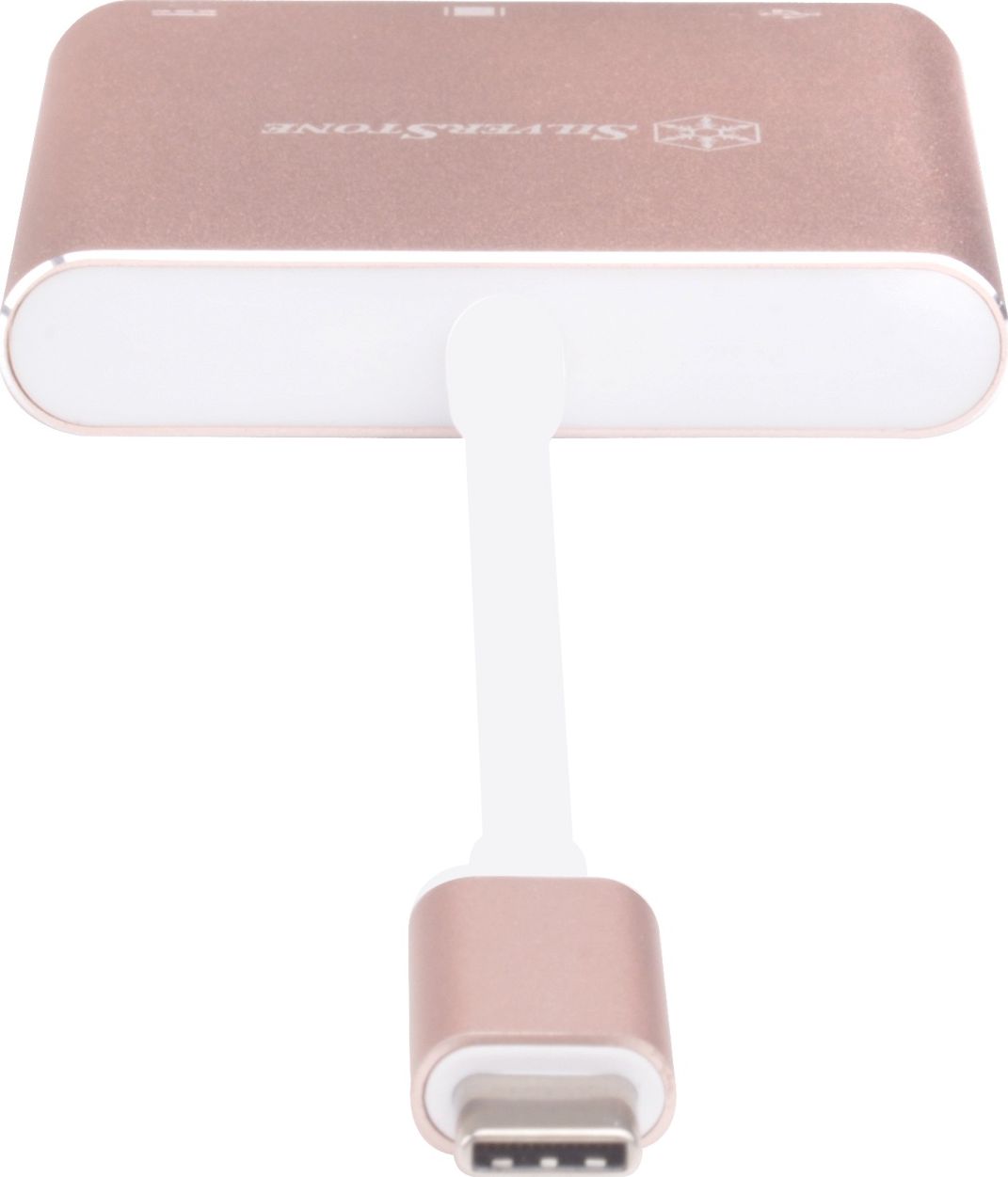 Stacion dokimi SilverStone EP08P, USB C, HDMI 4K, gri