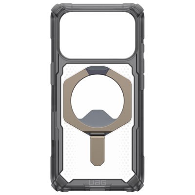 Mbrojtëse telefoni UAG Plasma XTE MagSafe për iPhone 17 Pro, e fortë, me këmbëz, gri Titanium