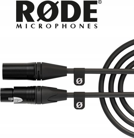 Kabllo audio Rode XLR, 3m, e zezë