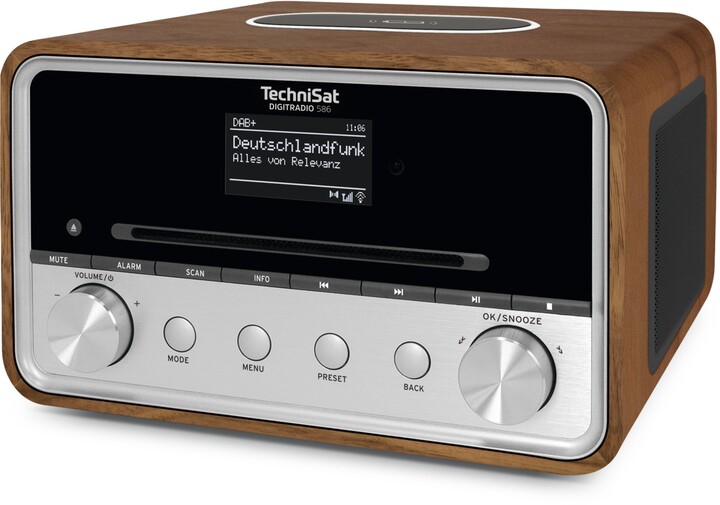 Radio TechniSat DigitRadio 586, e kaftë / argjendtë