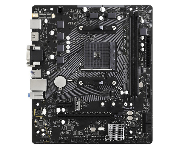 Pllakë amë Asrock A520M-HDV Socket AM4 micro ATX