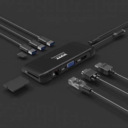 Hub USB C Port Designs 901913, 1x video 4K, Power Delivery 100W, i zi