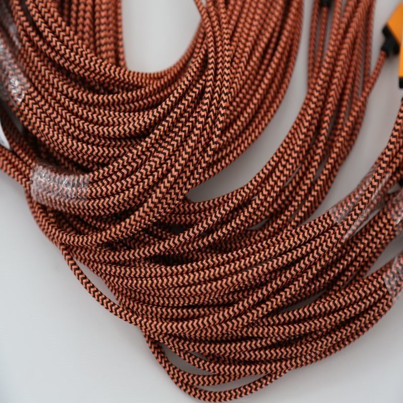 USB приклучен кабел OMEGA, 2A (44040), 1 m, портокалова боја