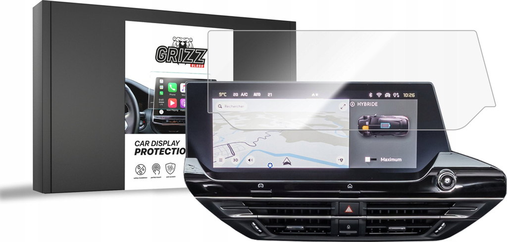 Film keramik ekrani GRIZZ për Citroen C5X 2021 2025, rezistent ndaj gërvishtjeve, transparencë e lartë