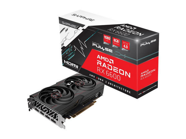Kartelë grafike SAPPHIRE PULSE AMD Radeon RX 6600 8GB GDDR6 PCI Express 4.0 ATX (11310-01-20G)