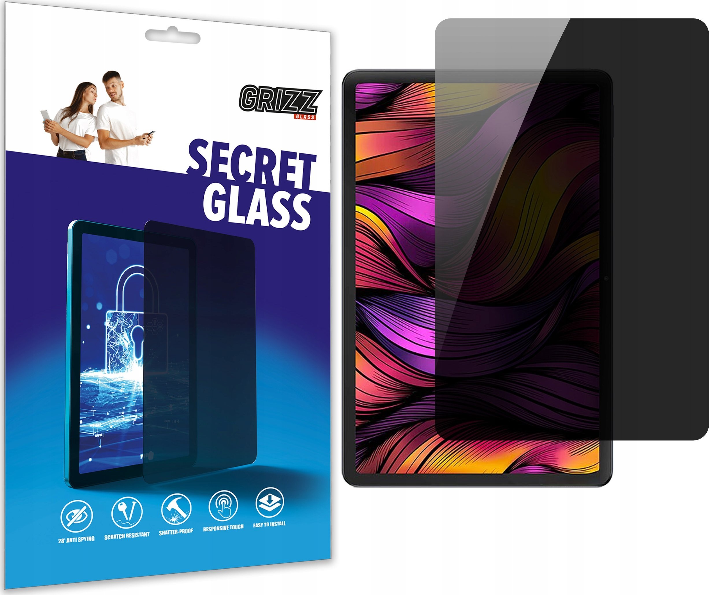 Xham privatësie Grizz SecretGlass për Xiaomi Poco Pad 5G, mbrojtës ekrani, transparent