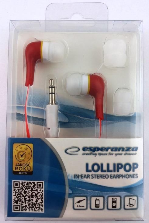 Dëgjuese Esperanza EH146R, të kuqe