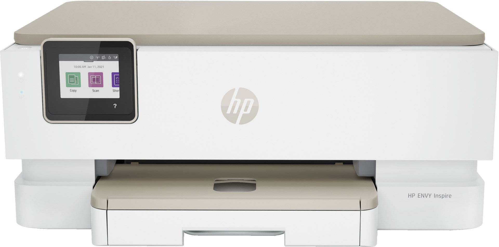 Printer multifunksional HP Inspire 7220e, Inkjet termal, bezhë