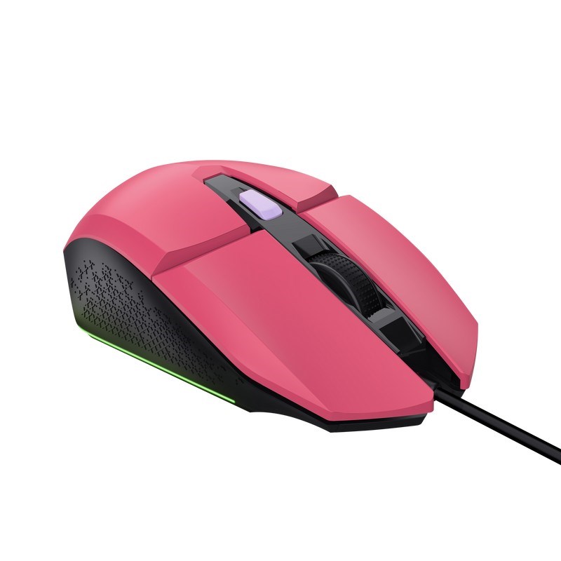 Maus lojërash GXT 109P Felox, 6400 DPI, LED, rozë