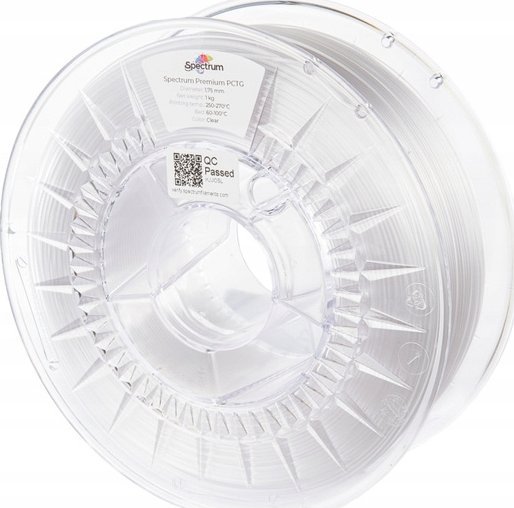 Filament 3D Spectrum Premium PCTG, 1.75mm, 1kg, transparent