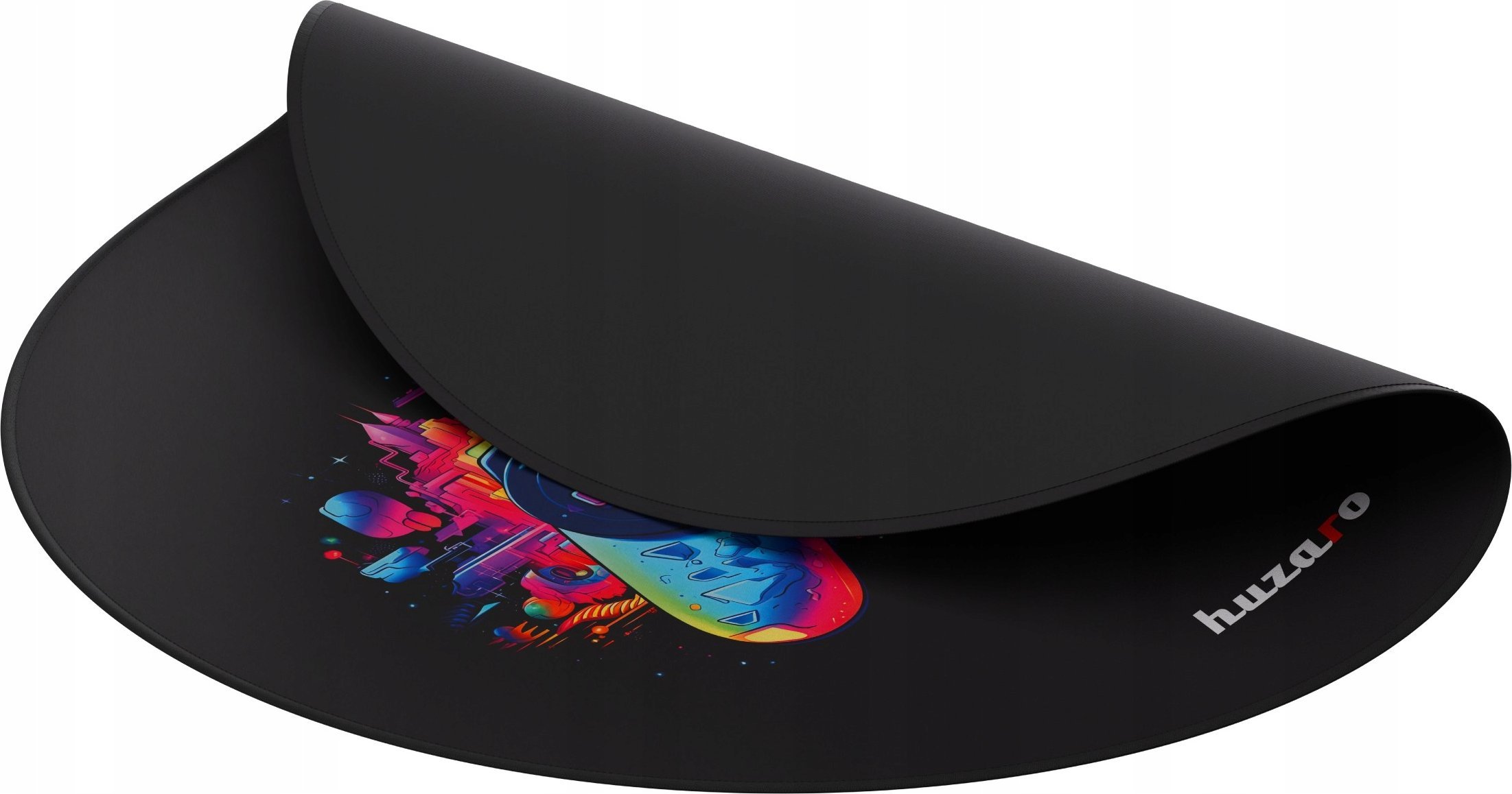 Dyshek dyshemeje për karrige Huzaro FloorMat 7.0, 120 x 120 cm, gome 5 mm, i zi