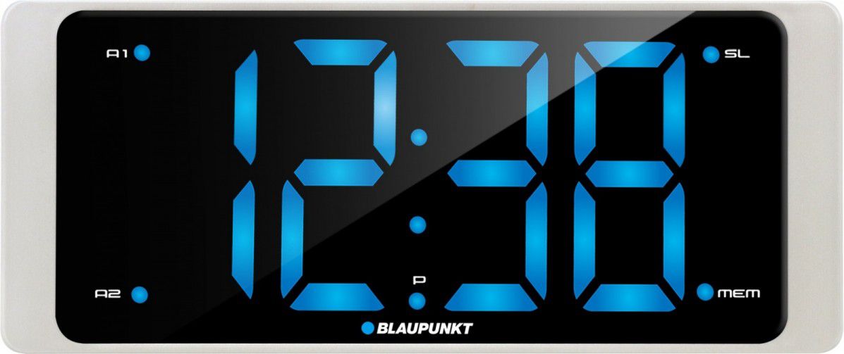 Radio-oredokar Blaupunkt CR16WH, me alarm, karikim smartphone, i bardhë