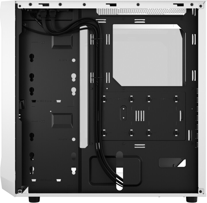 Куќиште Fractal Design Focus 2 RGB White TG Clear Tint