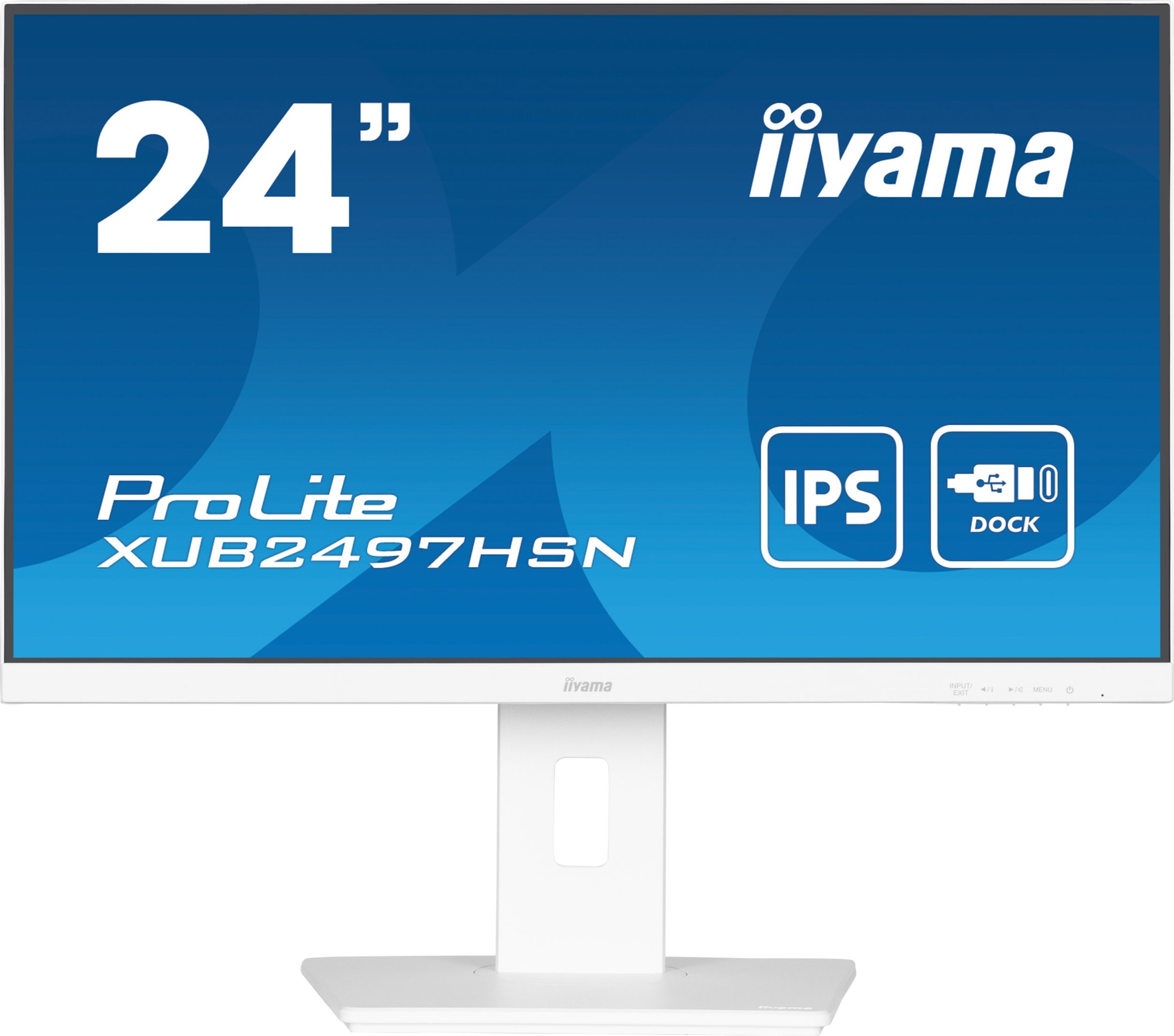 Монитор Iiyama ProLite XUB2497HSN W2, 23.8\", Full HD IPS, бел