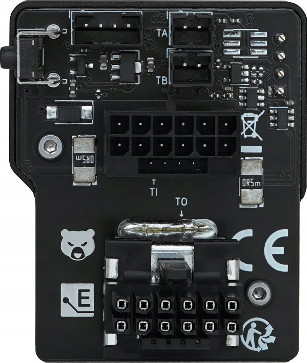 Монитор за енергија на графичка картичка Thermal Grizzly WireView Pro, 1x 12VHPWR Reversed, OLED екран, црн