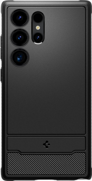 Mbulesë telefoni Spigen Rugged Armor, Samsung Galaxy S24 Ultra, mat, e zezë