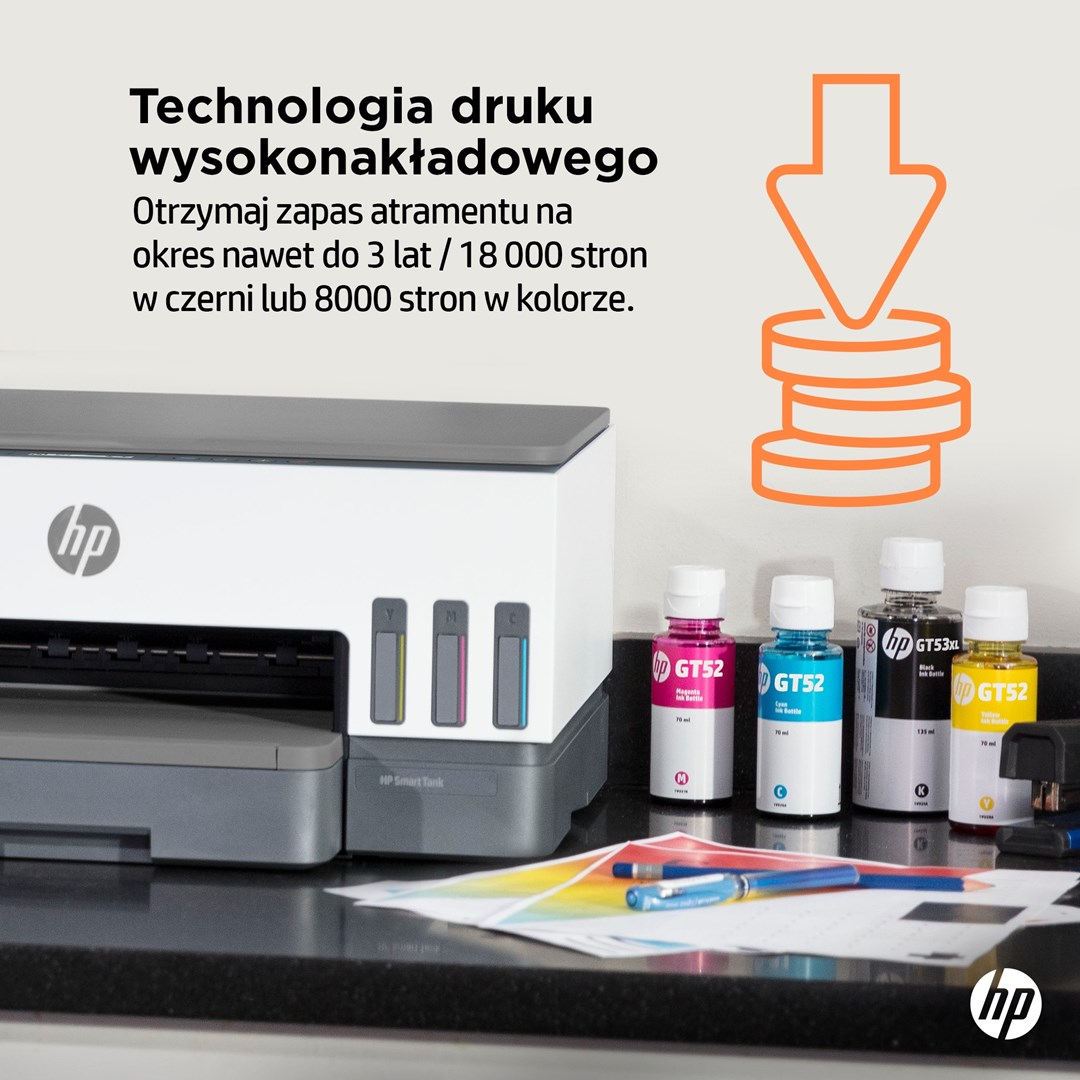 Printer multifunksional HP Smart Tank 720 AIO, termike, i zi