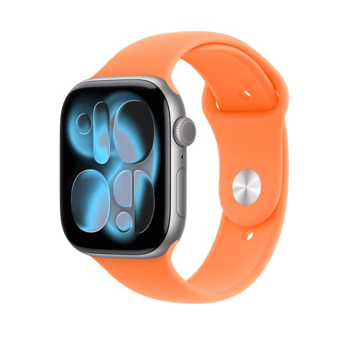 Apple Watch 46mm Sport Band, Clementine - S/M (SEASONAL)