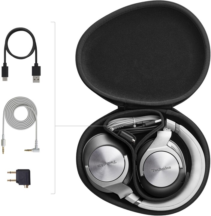 Kufje Technics EAH-A800E-K, të argjendta