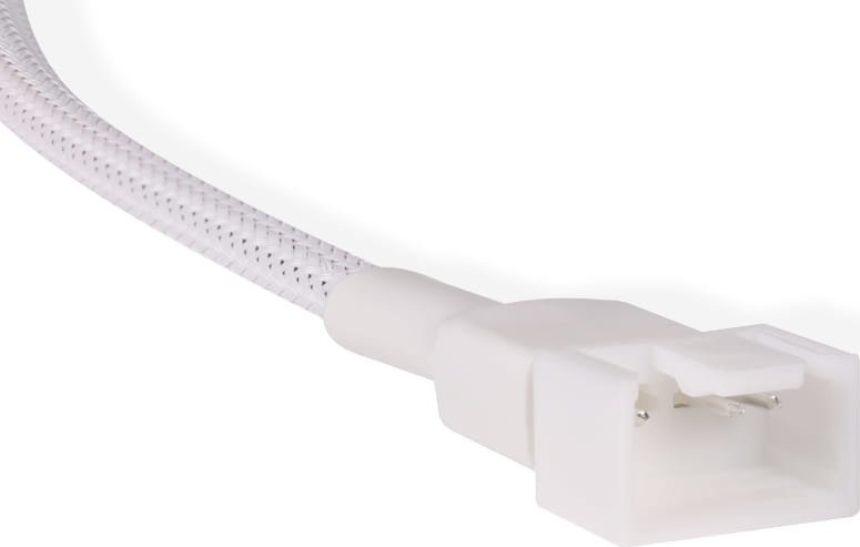 Kabllo splitter Alphacool 4-Pin në 4x 4-Pin PWM, 30cm, e bardhë