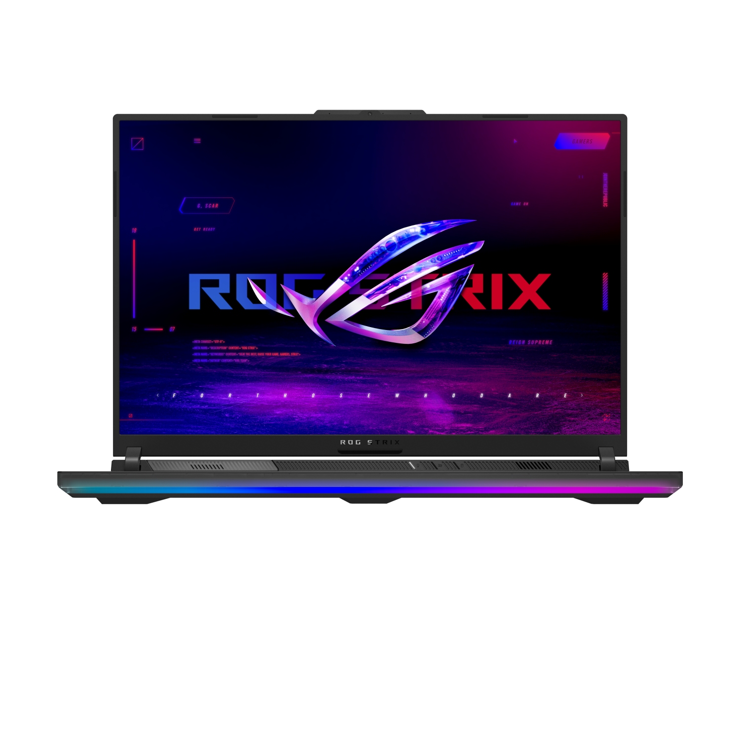 Laptop ASUS ROG Strix SCAR 18, G834JYR, i9-14900HX, 18", 2560x1600, 32GB, 2TB SSD, RTX 4090, Win 11 Home, i zi
