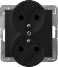 Prizë dyshe me tokëzim Ospel IMPRESJA GP-2YRAZ/m/33, pa kornizë, black metallic