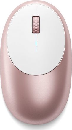 Maus Satechi M1, wireless, Bluetooth, USB, Bialo-zloty