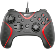 Gamepad C-Tech Theon, me kabllo USB, dridhje, i zi